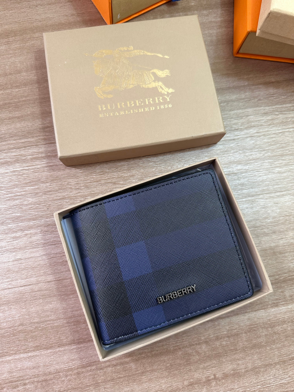 BURBERRY BLUE MONOGRAM