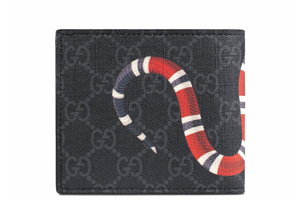 GUCCI GG SUPREME SNAKE NEGRA
