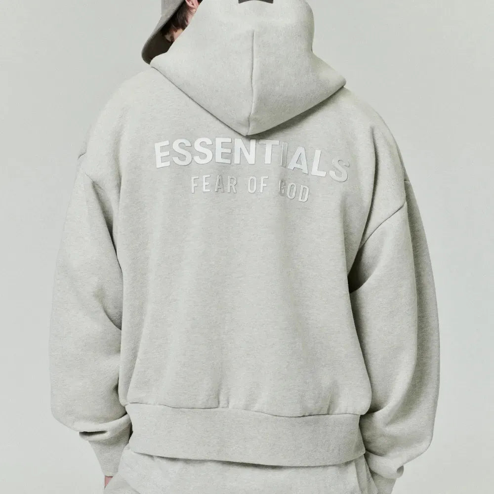 ESSENTIALS FOG LIGHT GREY/SS2025 (ZIPPER)