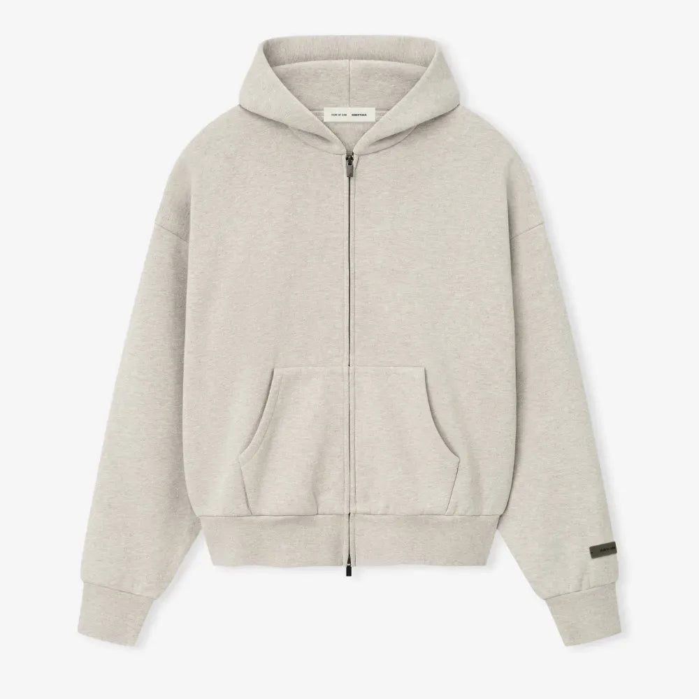 ESSENTIALS FOG LIGHT GREY/SS2025 (ZIPPER)