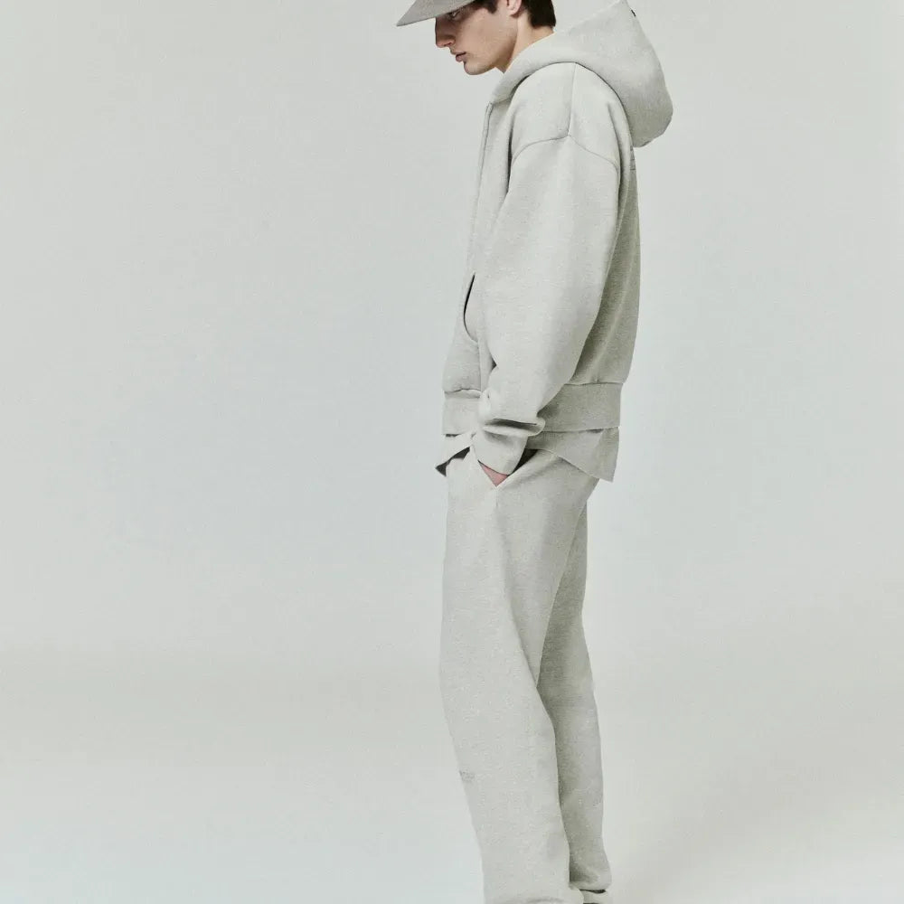 ESSENTIALS FOG LIGHT GREY/SS2025 (ZIPPER)