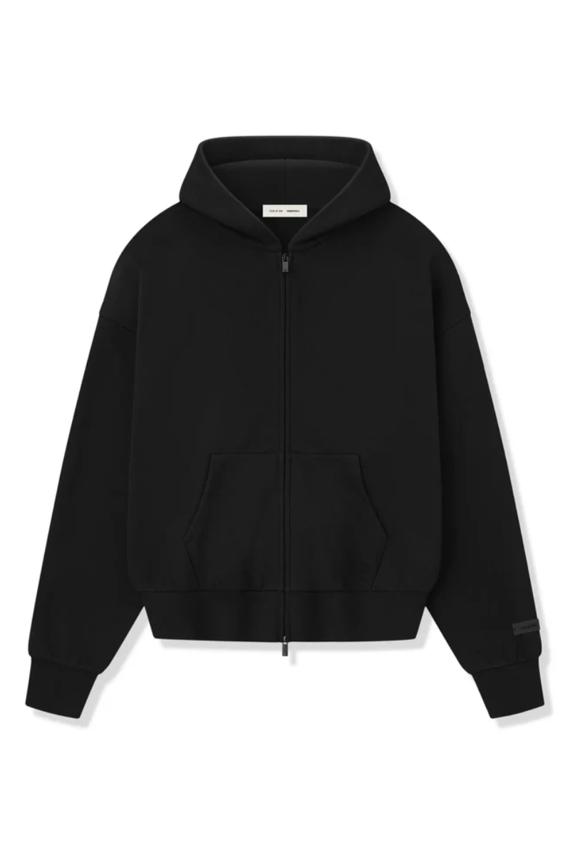 ESSENTIALS FOG TOTAL BLACK/SS2025 (ZIPPER)