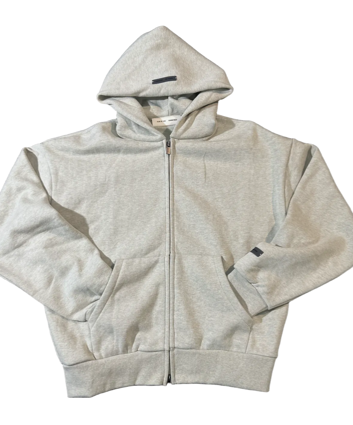 ESSENTIALS FOG LIGHT GREY/SS2025 (ZIPPER)