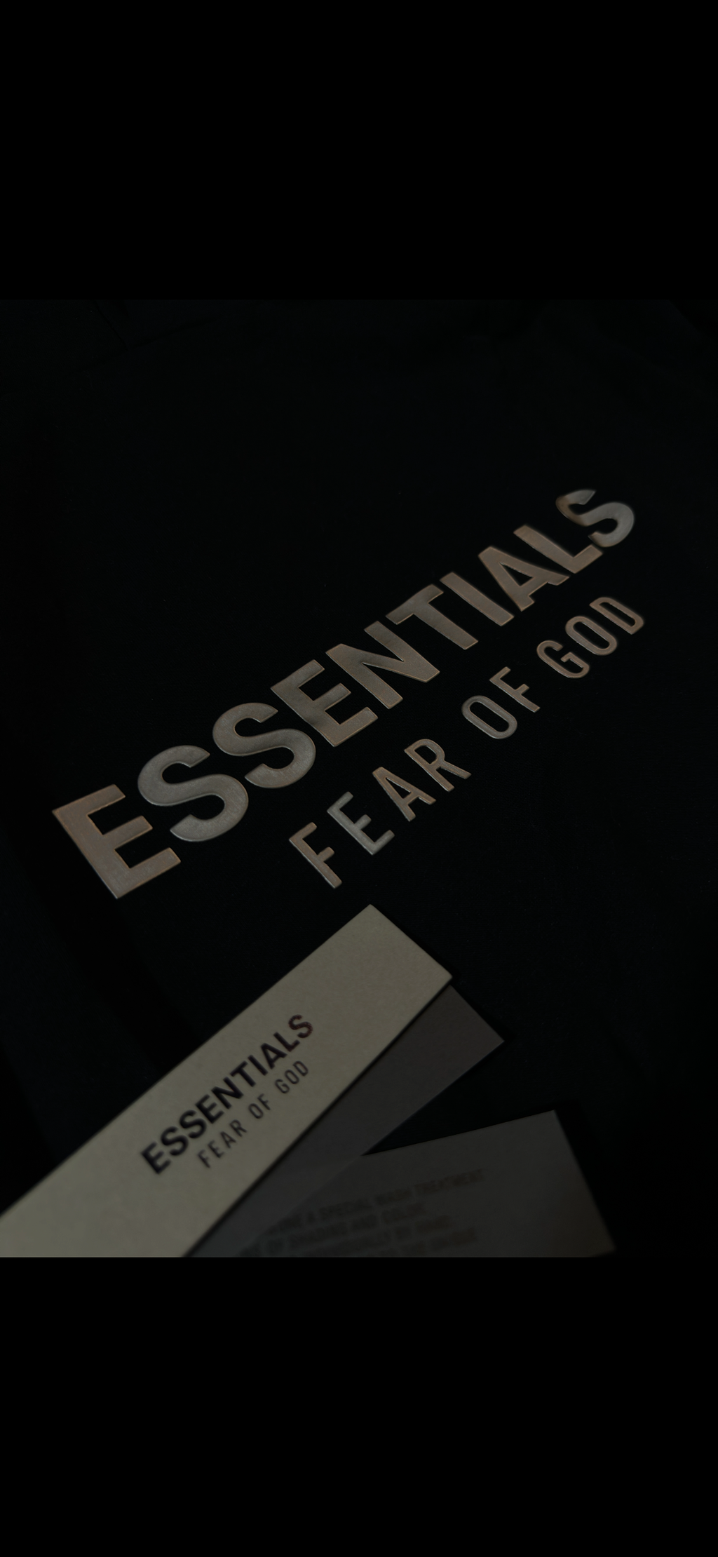 ESSENTIALS FOG TOTAL BLACK/SS2025 (ZIPPER)