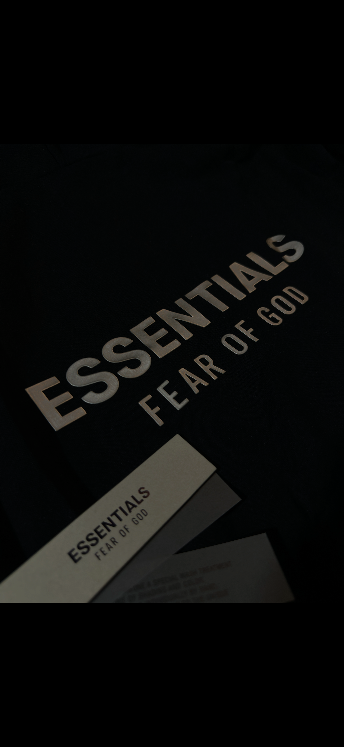 ESSENTIALS FOG TOTAL BLACK/SS2025 (ZIPPER)