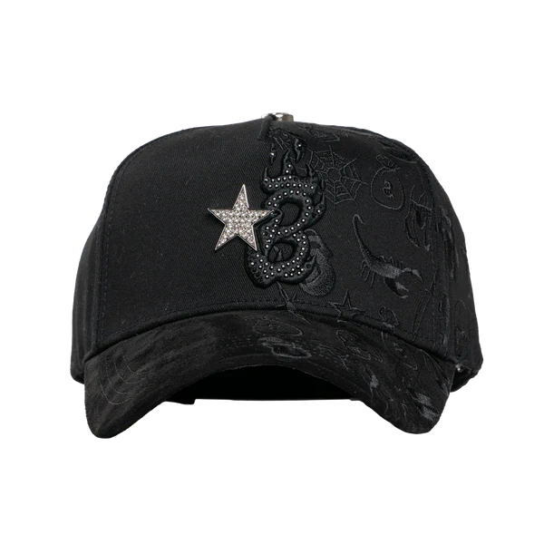 BARBAS HATS B STAR GRAFFITI