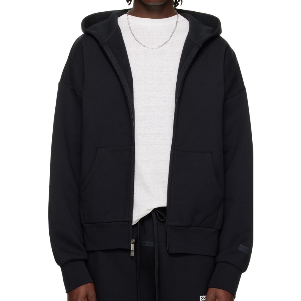 ESSENTIALS FOG TOTAL BLACK/SS2025 (ZIPPER)