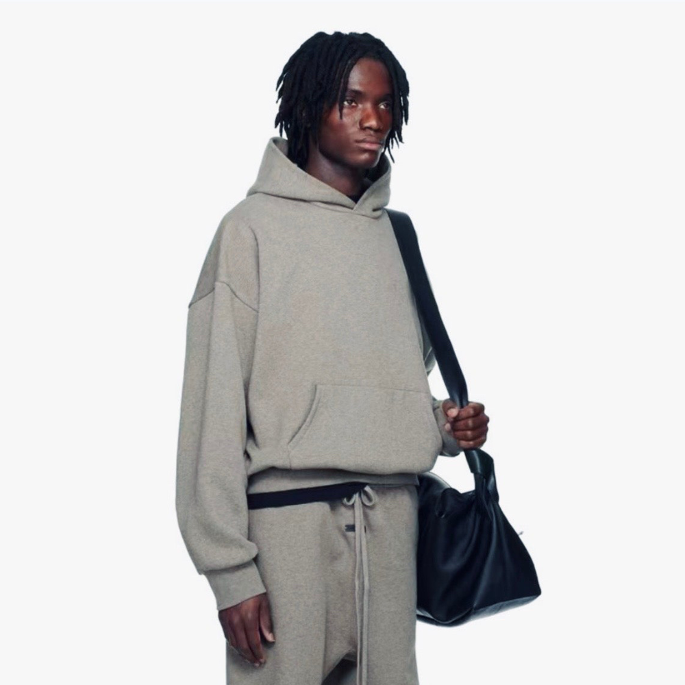 ESSENTIALS FOG LIGHT GREY/SS2025 (NO ZIPPER)