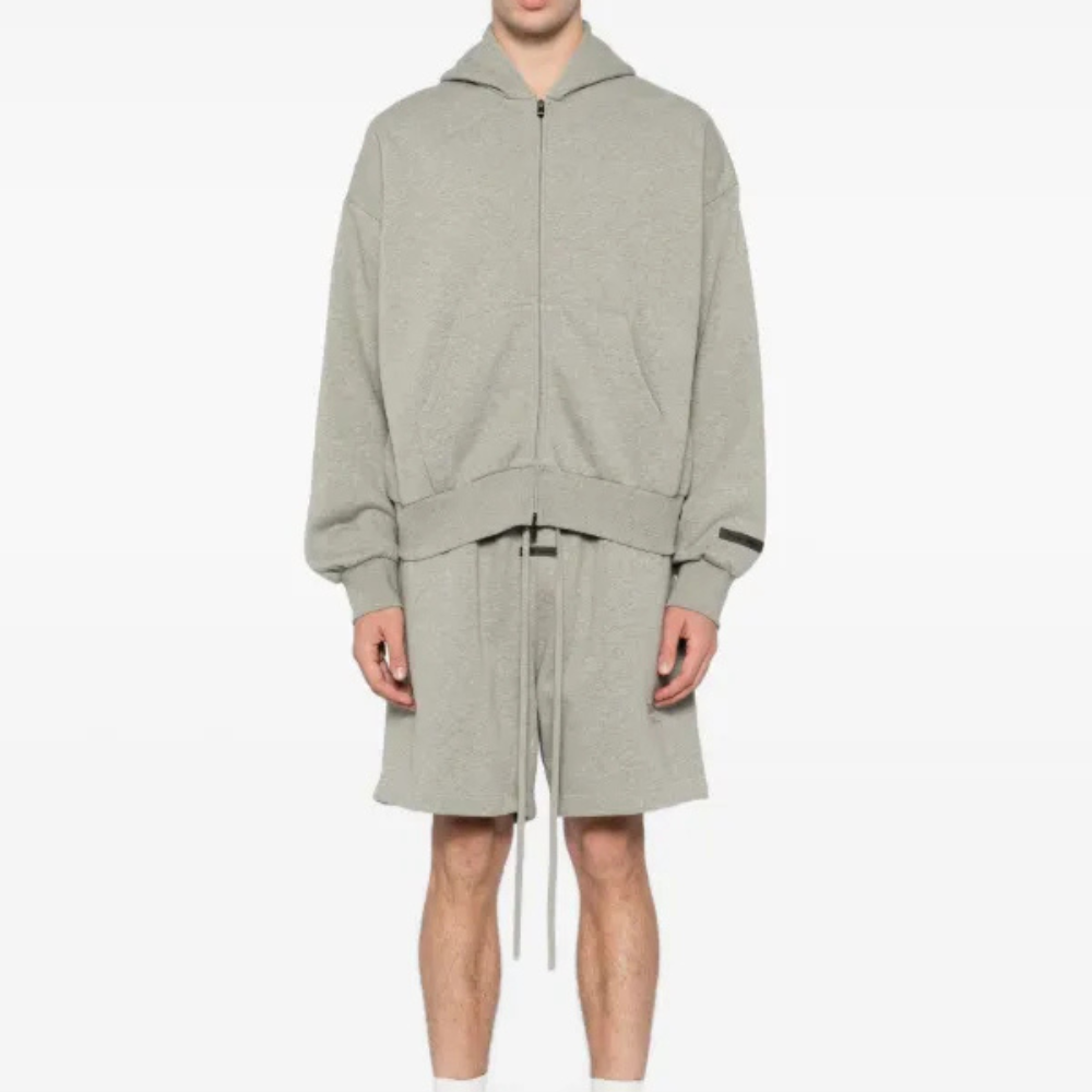 ESSENTIALS FOG LIGHT GREY/SS2025 (ZIPPER)