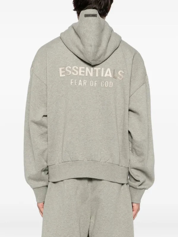ESSENTIALS FOG LIGHT GREY/SS2025 (ZIPPER)