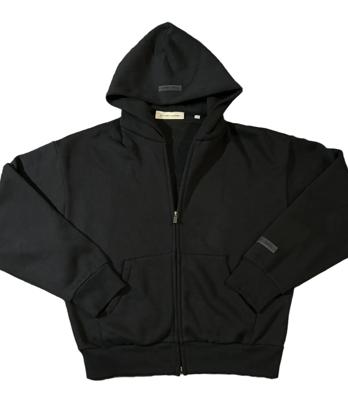 ESSENTIALS FOG TOTAL BLACK/SS2025 (ZIPPER)