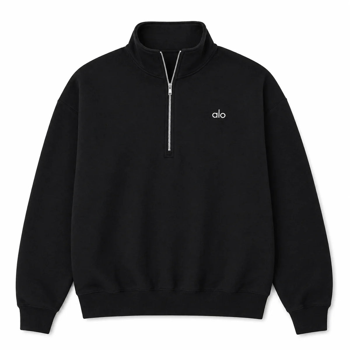 ALO 1/4 Zip Pullover Negro