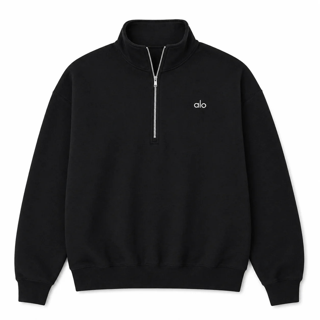 ALO 1/4 Zip Pullover Negro