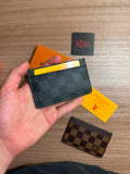 TARJETERO LV SQUARES BLACK