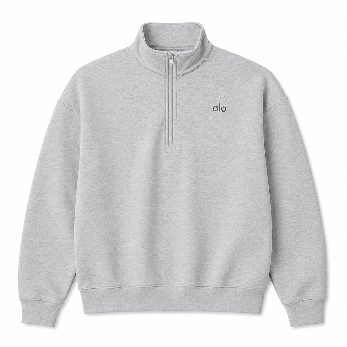ALO 1/4 Zip Pullover Gris