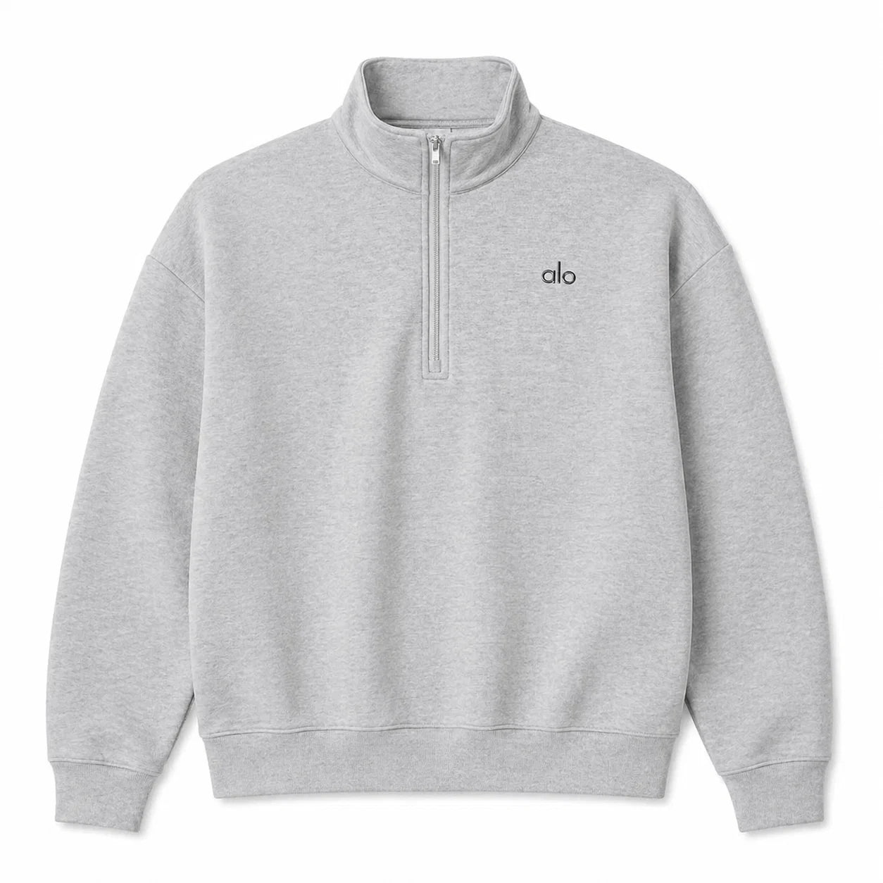 ALO 1/4 Zip Pullover Gris