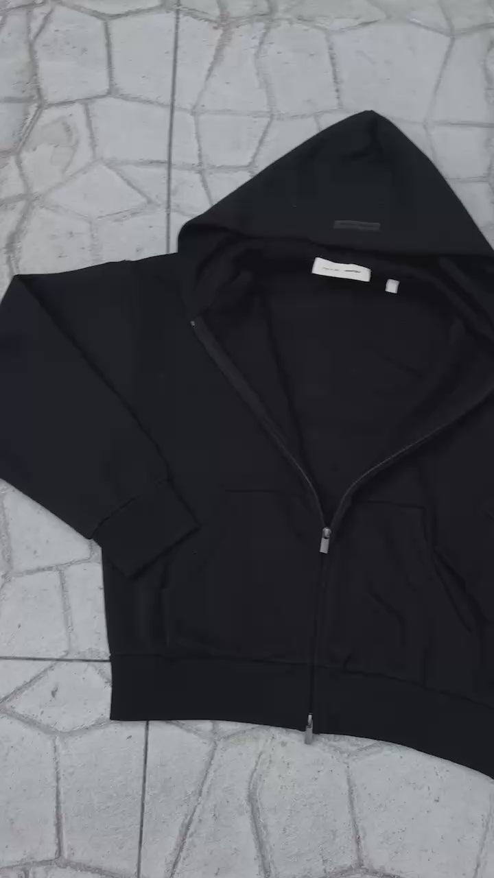 ESSENTIALS FOG TOTAL BLACK/SS2025 (ZIPPER)